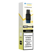 Hayati Pro Max S1 Banana Ice pods with 2ml nic salt e-liquid, 1000 puffs and mesh coil for smooth vaping